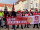 Warnstreik mit Kundgebung am 15.11.22 in Neckarsulm auf dem Maktplatz